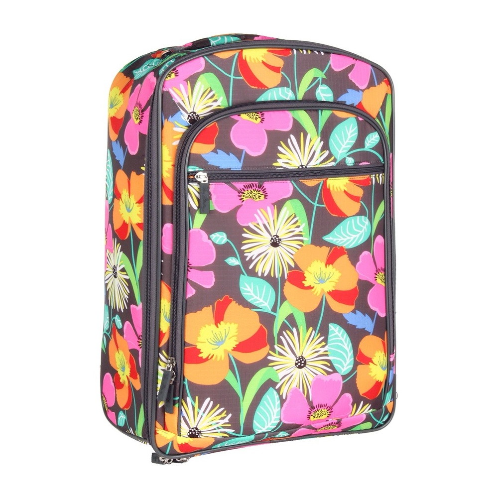 Vera Bradley Rolling Luggage Jazzy Blooms
